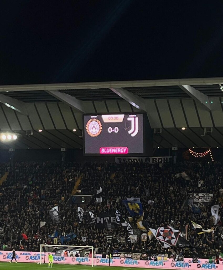 Videowall Bluenergy Stadium in Udine.