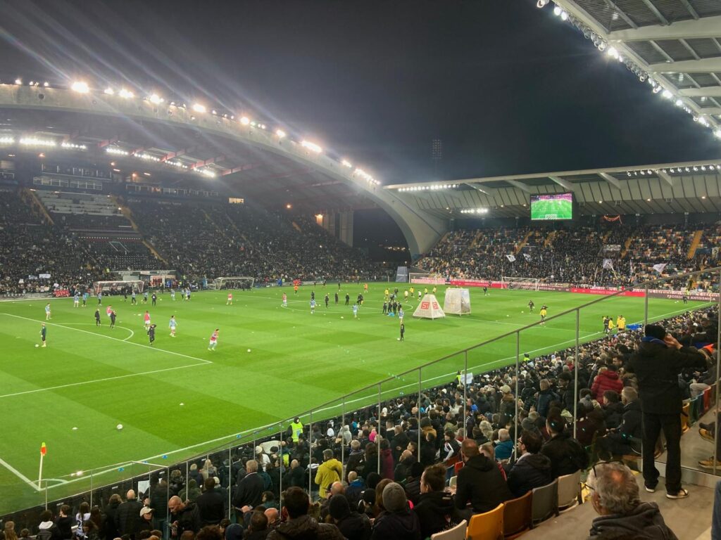 Bluenergy Stadium in Udine.