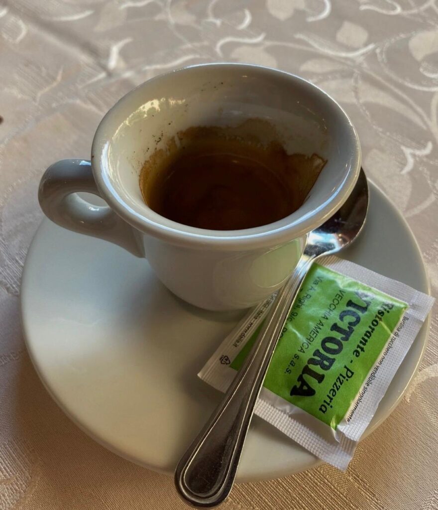 Espresso in Parma.