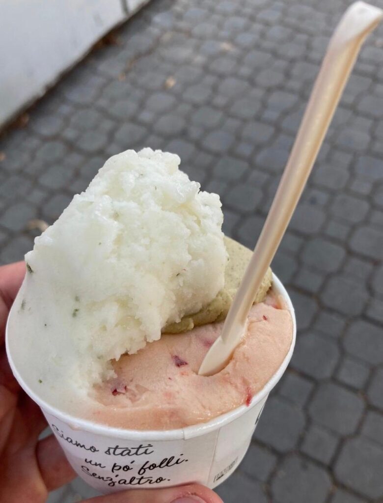 Gelato in Parma.