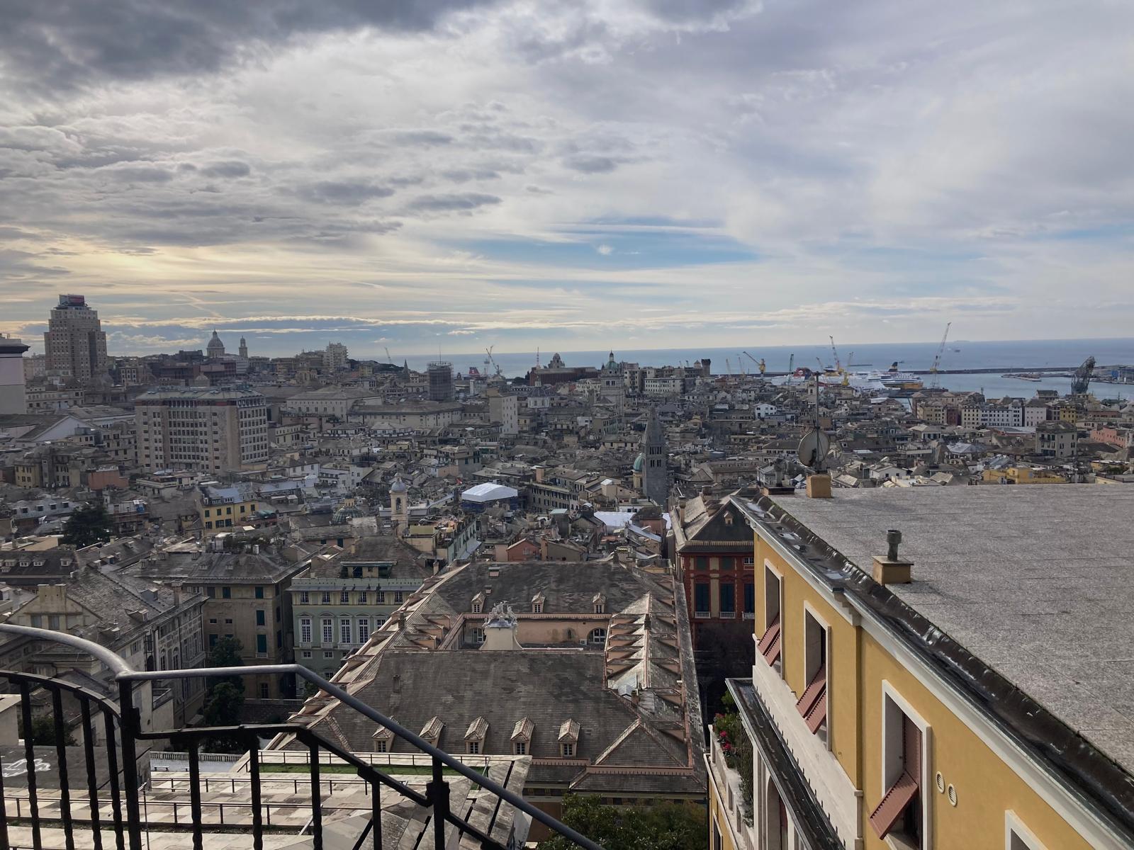 Ausblick über Genua