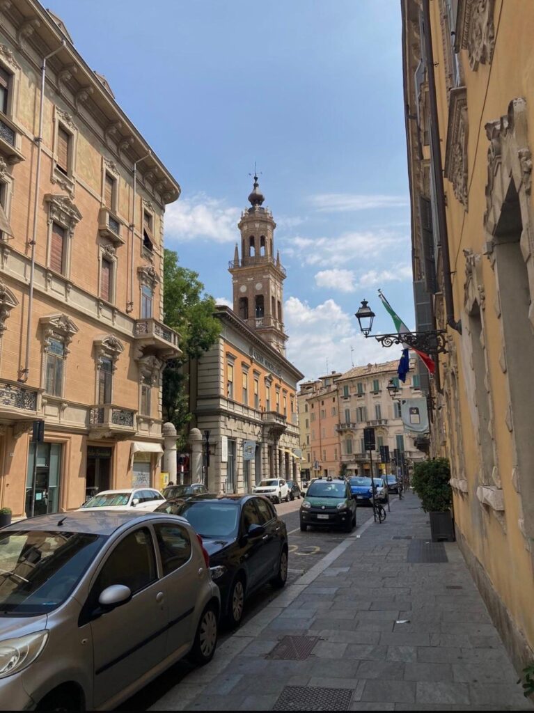 Innenstadt von Parma.