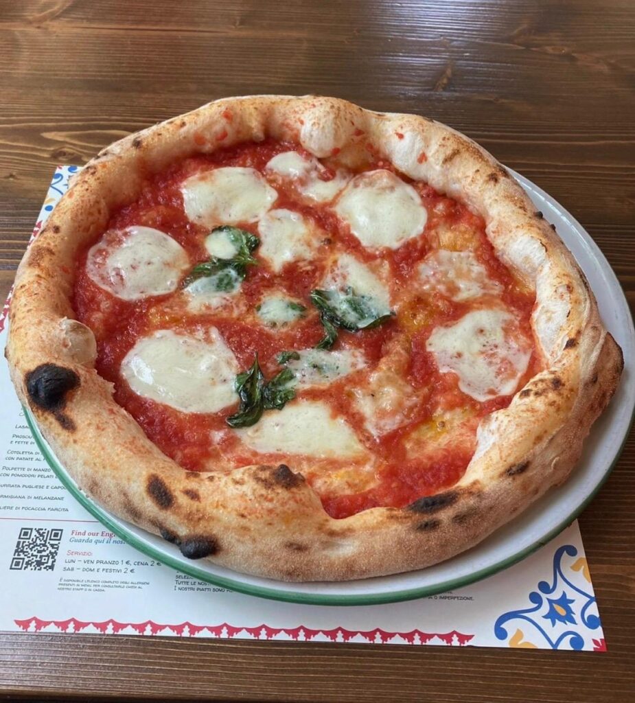 Pizza in Parma.