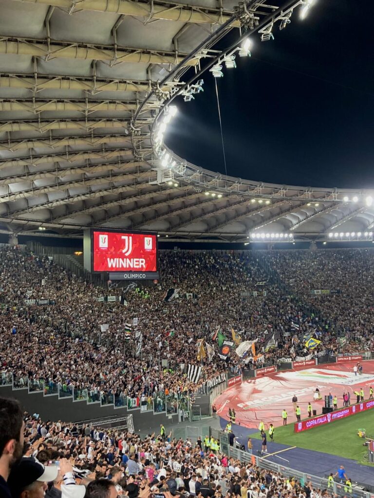 Anzeige Juventus als Pokalsieger.