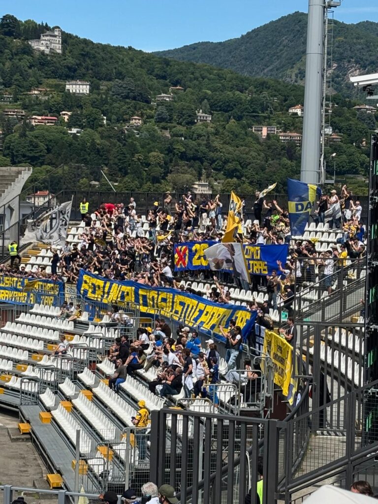 Settore Ospiti Parma Tifosi.