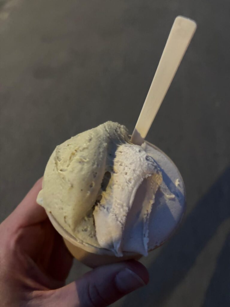 Gelato in Bergamo.