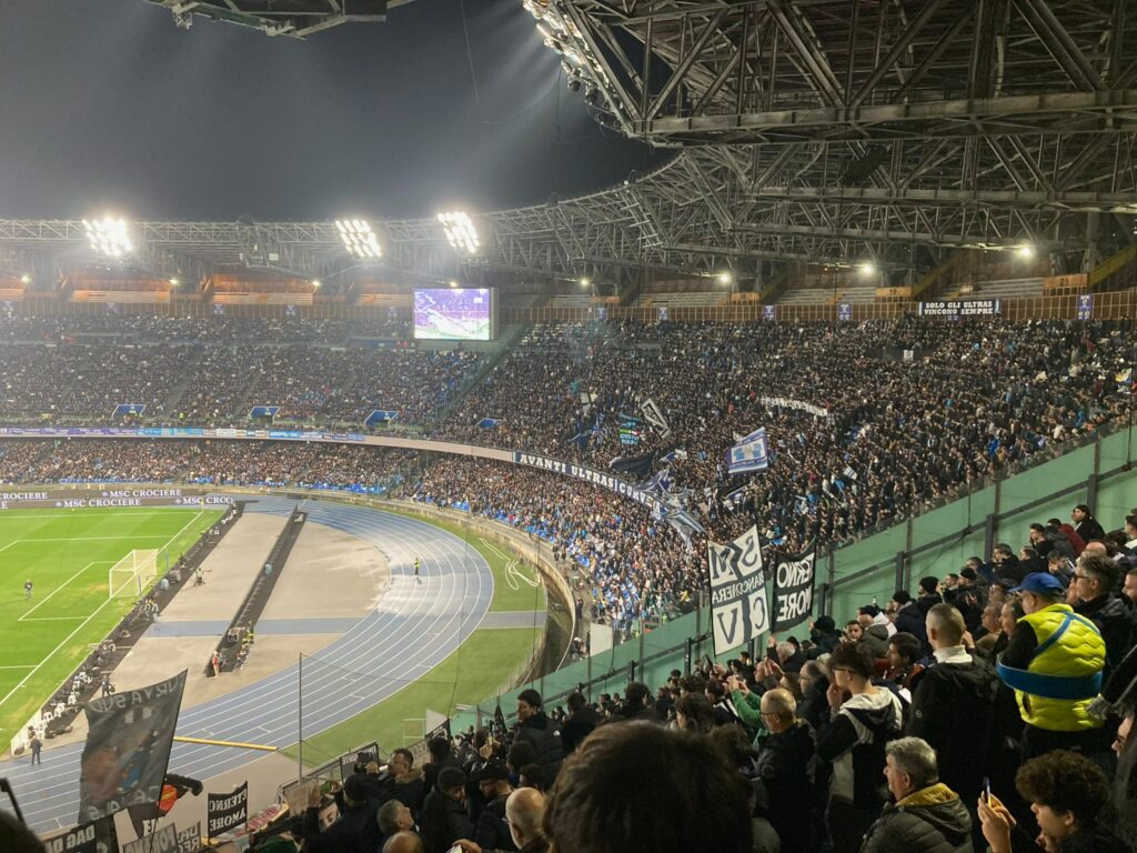 Heimkurve Napoli Stadio Maradona.