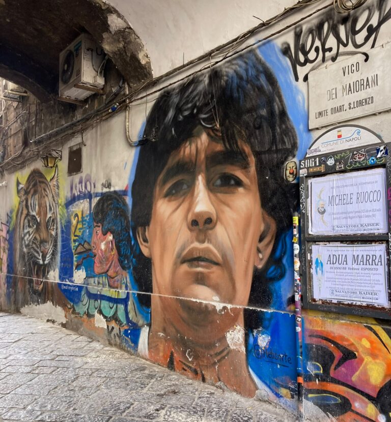 maradona painting napoli