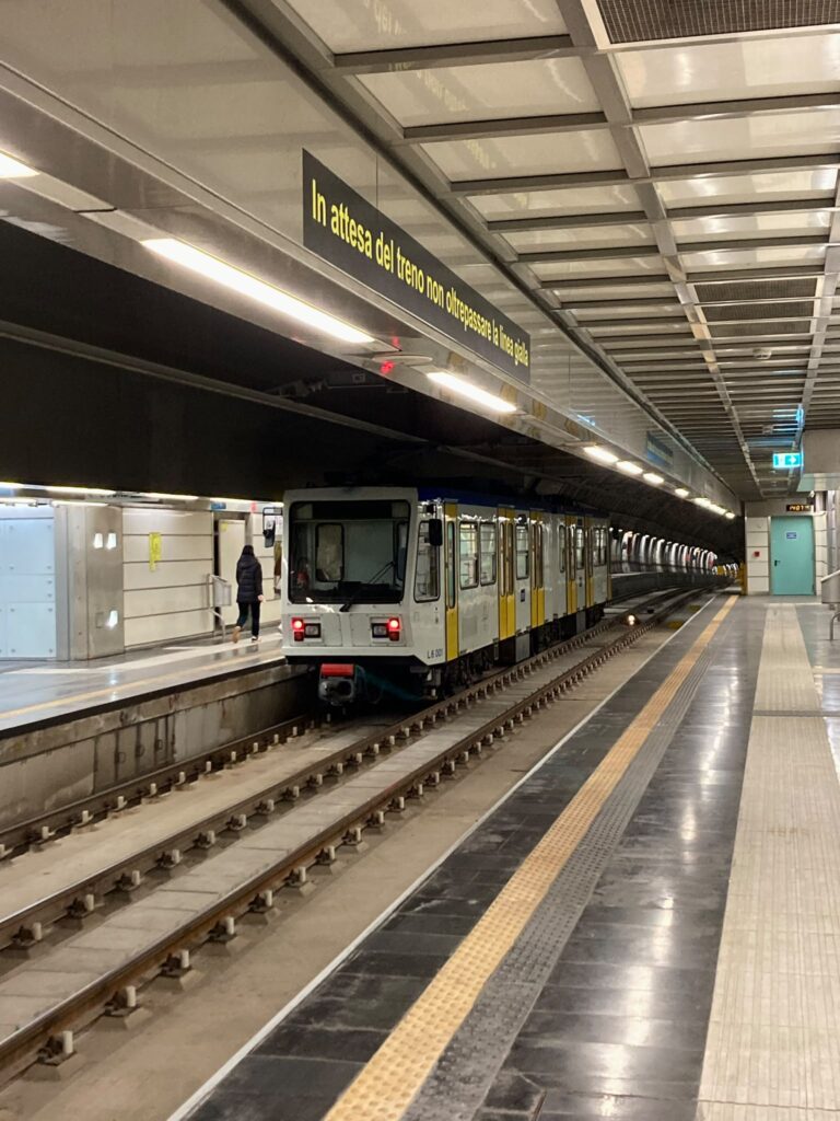 Metro in Napoli.